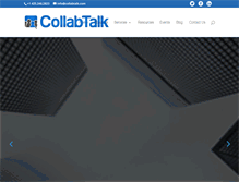 Tablet Screenshot of collabtalk.com